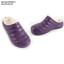 EVA Winter Warm Clog with Fur Lining Garden Clogs, EVA Clog with Puffer